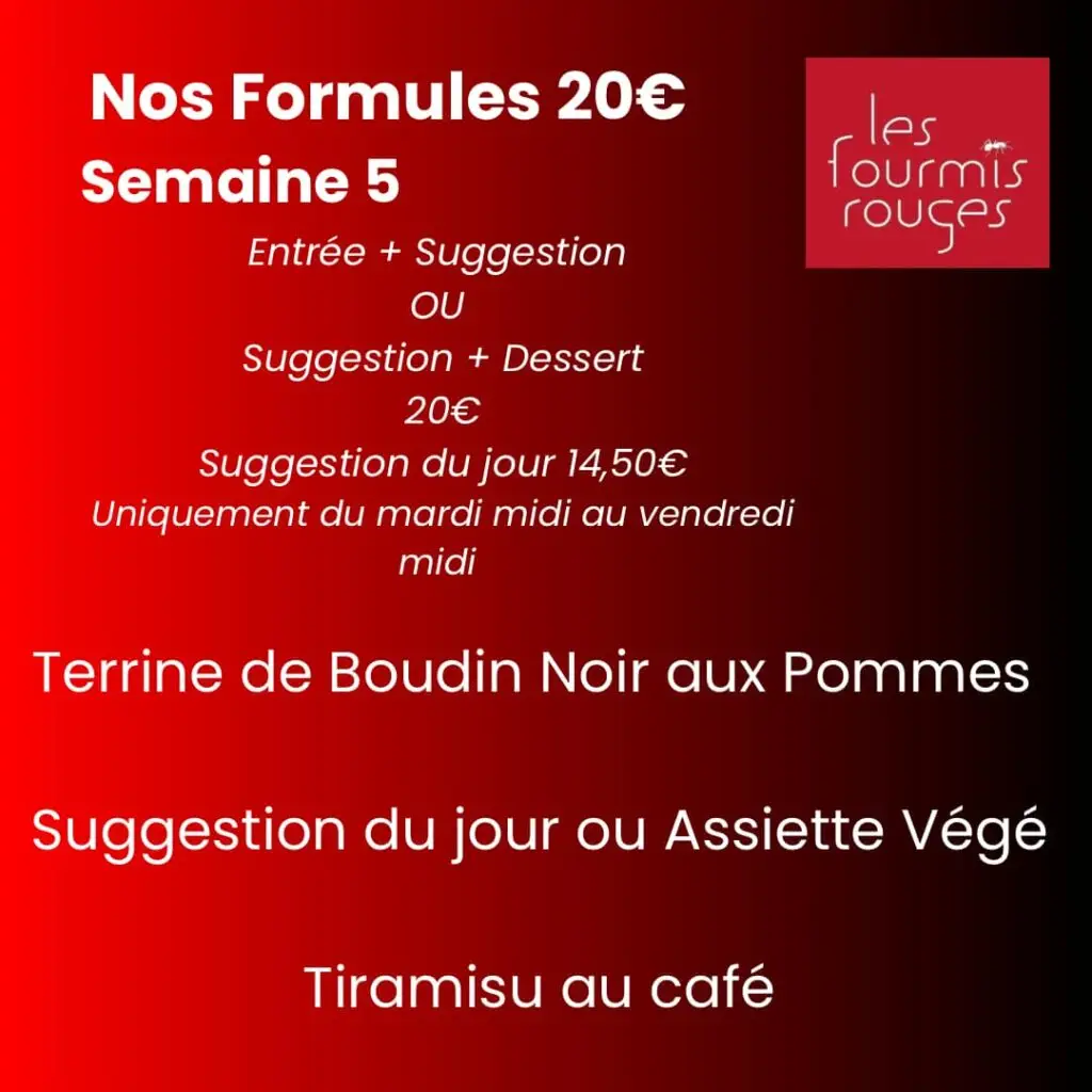 Notre formule à 20 euros